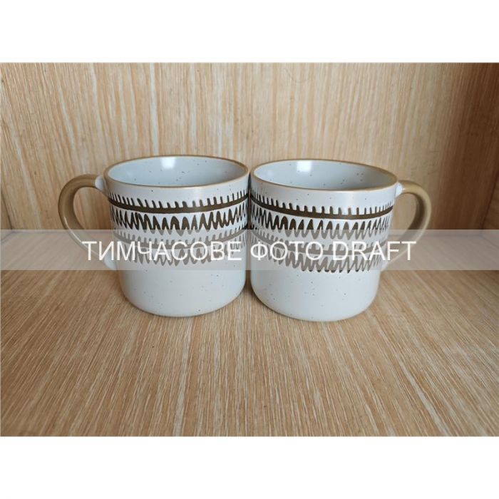 Чашка Ardesto Ettore, 380мл, кераміка, білий