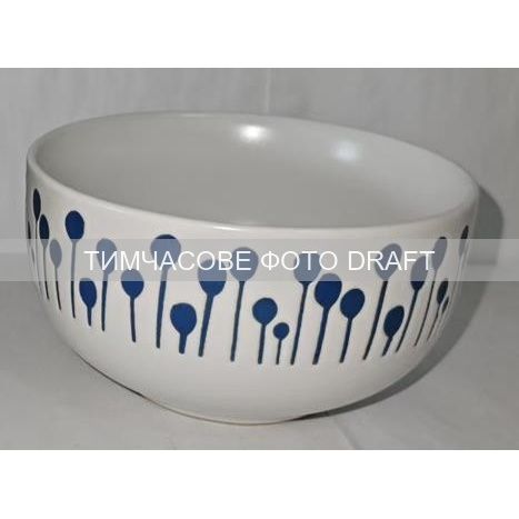 Салатник Ardesto Piera, 600мл, кераміка, білий