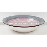 Тарілка супова Ardesto Salerno, 680мл, 21см, кераміка, багатокольоровий