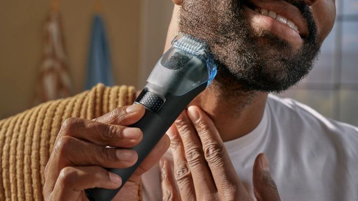 Тример Philips Series 5000, для бороди і вусів, акум., сталь, чорний