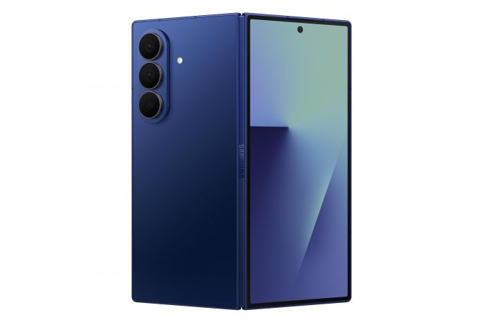 Смартфон Samsung Galaxy Fold 7 5G (F966) 8"/6.5" 12/256ГБ, 2SIM, 4400мА•год, блакитний сріблястий