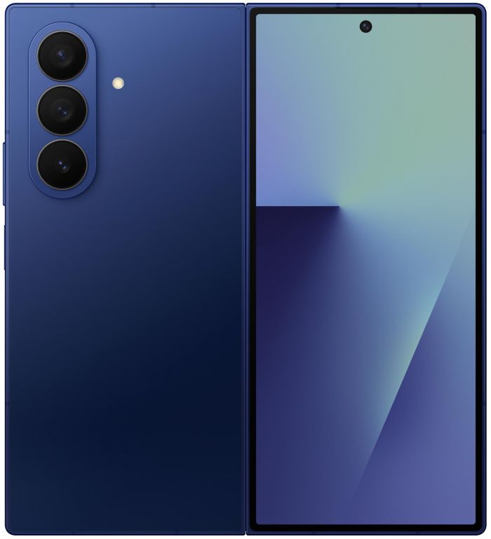 Смартфон Samsung Galaxy Fold 7 5G (F966) 8"/6.5" 12/256ГБ, 2SIM, 4400мА•год, блакитний сріблястий