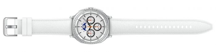 Смарт-годинник Samsung Galaxy Watch 8 Classic 47мм (L500) 1.34", 438x438, sAMOLED, BT 5.3, NFC, 2/64ГБ, білий