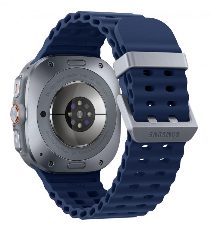 Смарт-годинник Samsung Galaxy Watch Ultra (2025) 47мм e-SIM (L705) 1.5", 480x480, sAMOLED, BT 5.3, NFC, 2/64ГБ, синій титановий