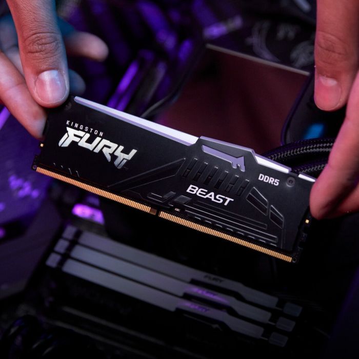 Пам'ять ПК Kingston DDR5 32GB 5600 FURY Beast RGB