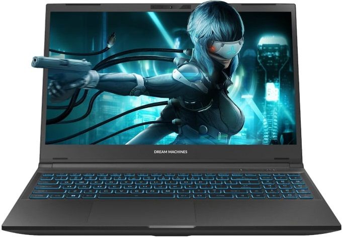 Ноутбук Dream Machines RG4050-15 15.6FHD IPS, Intel i7-13620H, 16GB, F1TB, NVD4050-6, DOS, чорний