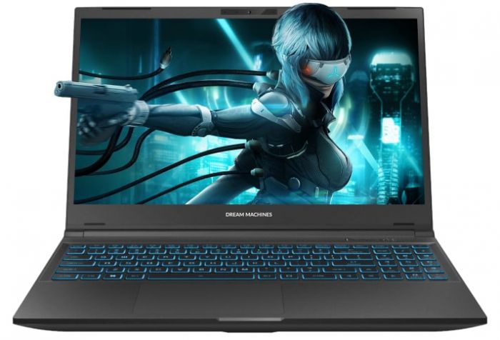 Ноутбук Dream Machines RG4050-15 15.6FHD IPS, Intel i5-13420H, 32GB, F1TB, NVD4050-6, DOS, чорний