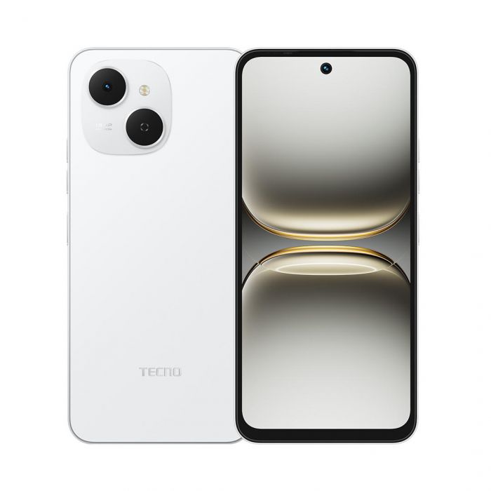 Смартфон TECNO Spark 40C (KM4k) 6.67" 4/128ГБ, 2SIM, 6000мА•год, Veil White
