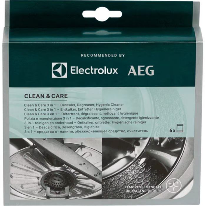 Набір Electrolux для чищення пральних та посудомийних машин, 6x50гр