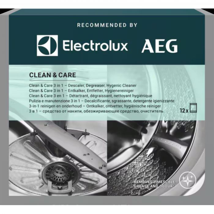 Набір Electrolux для чищення пральних та посудомийних машин, 12x50гр