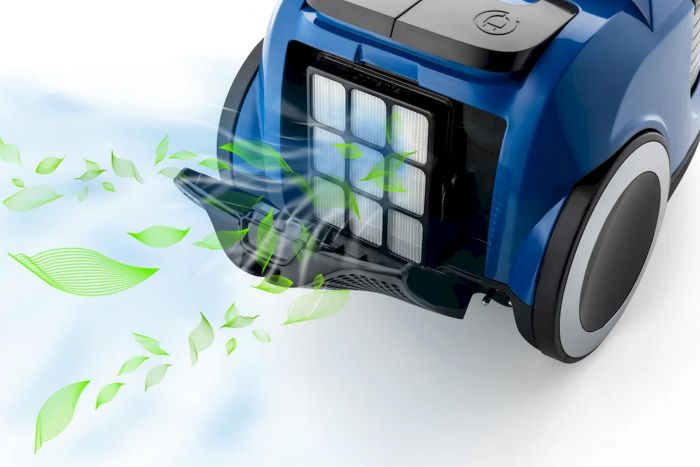 Пилосос Gorenje контейнерний, 850Вт, конт пил -3.3л, HEPA, телескоп трубка, синій