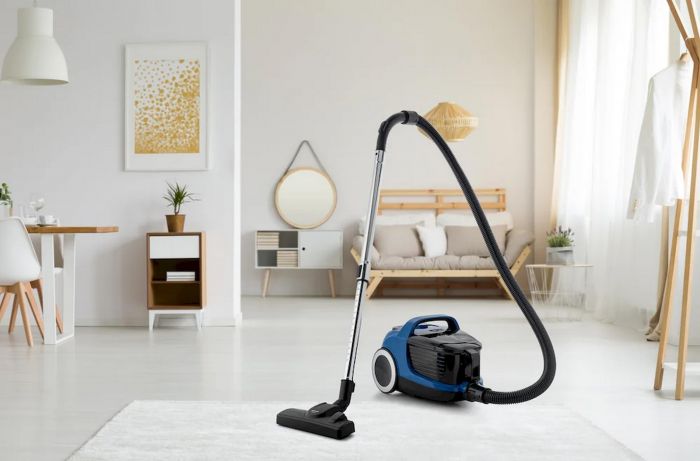 Пилосос Gorenje контейнерний, 850Вт, конт пил -3.3л, HEPA, телескоп трубка, синій