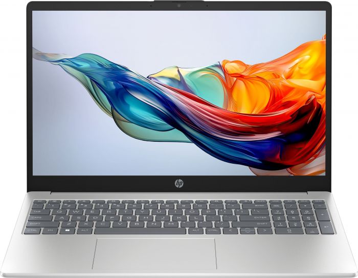 Ноутбук HP 15-fc0174ua 15.6" FHD IPS AG, AMD R7-5825U, 16GB, F1024GB, UMA, DOS, сріблястий