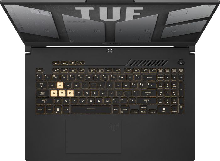 Ноутбук ASUS TUF Gaming F17 FX707VU-HX198 17.3" FHD IPS, Intel i7-13620H, 16GB, F1TB, NVD4050-6, NoOS, Чорний