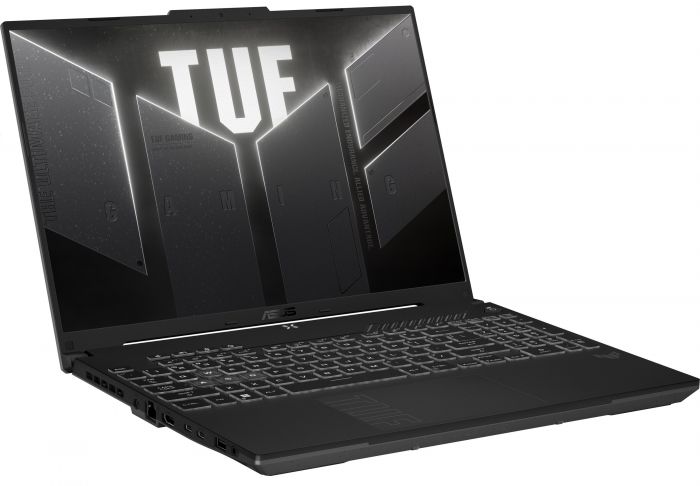 Ноутбук ASUS TUF Gaming F16 FX607VU-RL141 16" FHD+ IPS, Intel 5 210H, 16GB, F512GB, NVD4050-6, NoOS, Сірий