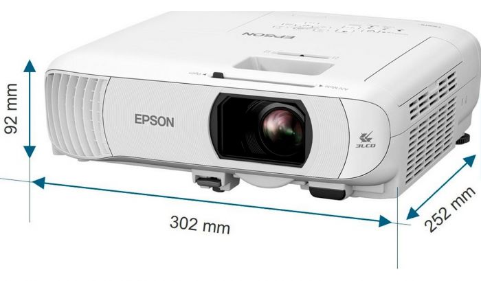 Проєктор домашнього кінотеатру Epson EH-TW840 FHD, 4000 lm, 1.21-1.45, WiFi