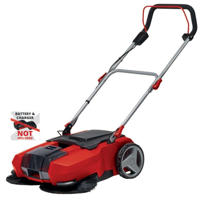 Підмітальна машина акумуляторна Einhell TE-SW 18/610 Li - Solo PXC 18В ширина 610мм бак 20 л 1800 м2/год 10.3кг без АКБ та ЗП