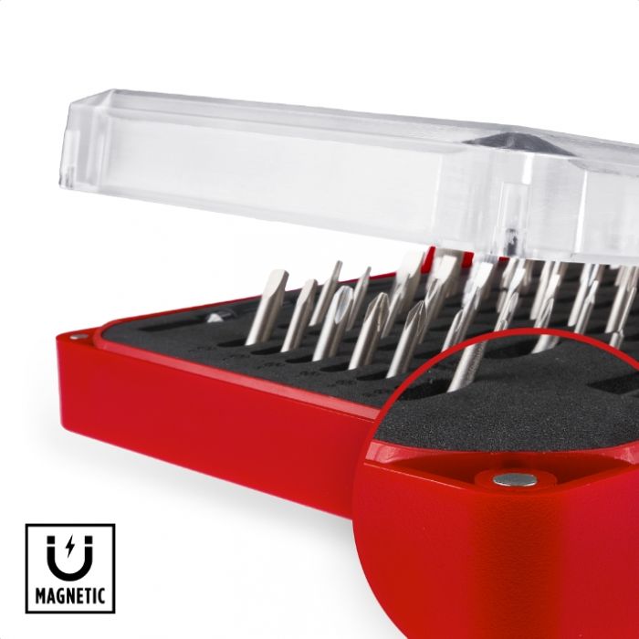 Біти Einhell, набір 33шт,HEX, PH, RIBE, SL, Spline, Torx, 28мм, кейс