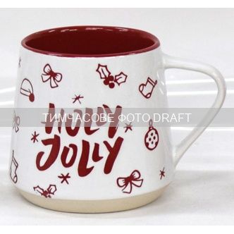 Чашка Ardesto Christmas New Year's, 350мл, кераміка