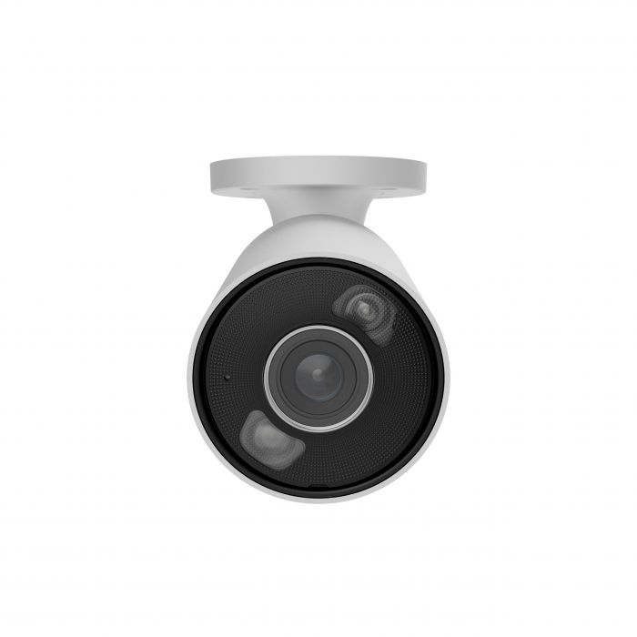 IP-Камера дротова Ajax BulletCam HL white, 8мп, 4мм, гібридне підсвічування IR 35м, білий Led 50м, Poe, True WDR, IP 65,  аудіо, кут огляду 75° до 85°, вулична, біла