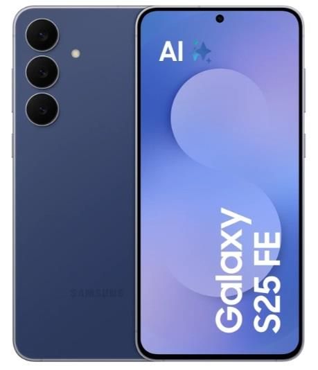 Смартфон Samsung Galaxy S25 FE 5G (S731) 6.7' 8/256ГБ, 2SIM, 4900мА•год, синій темний