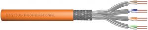Кабель "вита пара" DIGITUS CAT 7 S-FTP, 500м, AWG 23/1, LSZH, помаранчевий