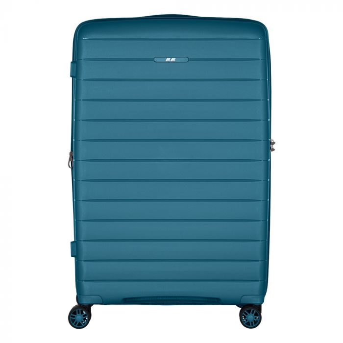 Валіза 2E, Aero, поліпропілен, велика, 99/119 л, TSA, 4 колеса, EXP, синій