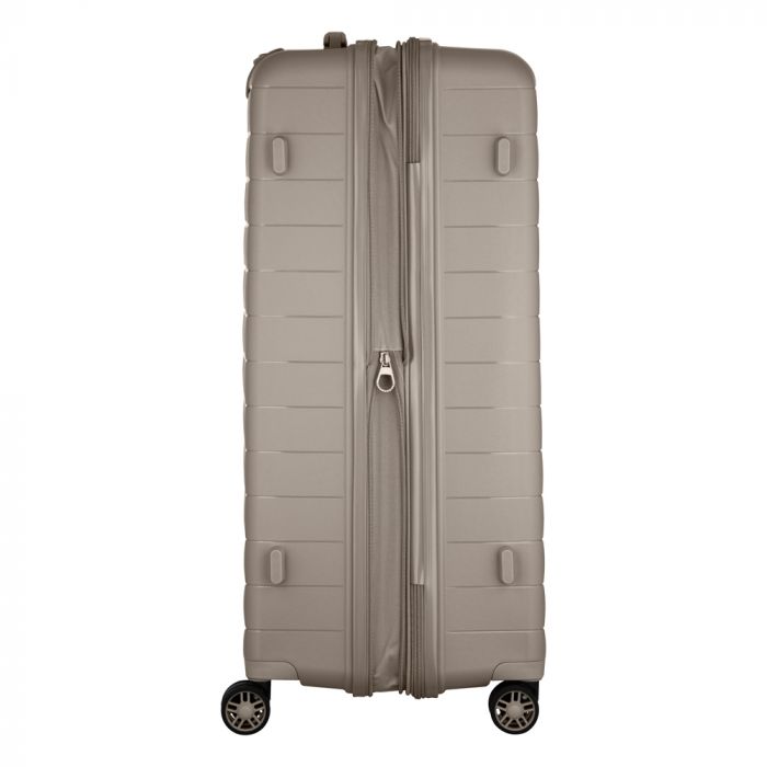 Валіза 2E, Aero, поліпропілен, велика, 99/119 л, TSA, 4 колеса, EXP, сіро-коричневий