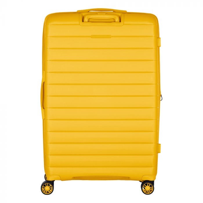 Валіза 2E, Aero, поліпропілен, велика, 99/119 л, TSA, 4 колеса, EXP, бурштиново-жовтий