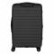 Валіза 2E, Aero, поліпропілен, середня, 63/78 л, TSA, 4 колеса, EXP, чорний