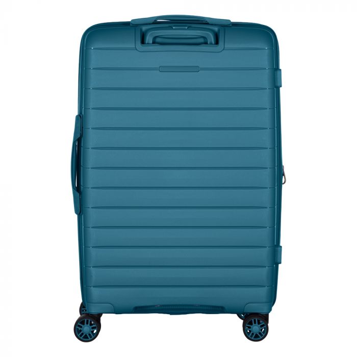 Валіза 2E, Aero, поліпропілен, середня, 63/78 л, TSA, 4 колеса, EXP, синій