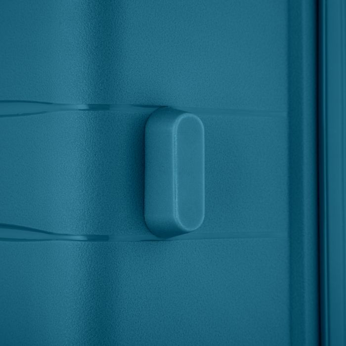 Валіза 2E, Aero, поліпропілен, середня, 63/78 л, TSA, 4 колеса, EXP, синій