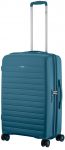 Валіза 2E, Aero, поліпропілен, середня, 63/78 л, TSA, 4 колеса, EXP, синій