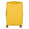 Валіза 2E, Aero, поліпропілен, середня, 63/78 л, TSA, 4 колеса, EXP, бурштиново-жовтий