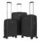Валіза 2E, Aero, поліпропілен, мала, 35/44 л, TSA, 4 колеса, EXP, чорна