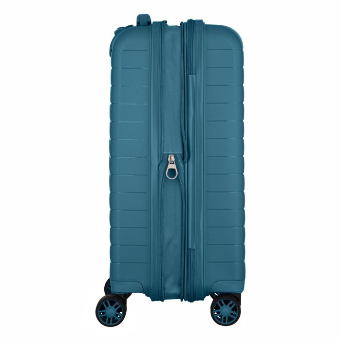 Валіза 2E, Aero, поліпропілен, мала, 35/44 л, TSA, 4 колеса, EXP, синій