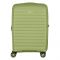 Валіза 2E, Aero, поліпропілен, мала, 35/44 л, TSA, 4 колеса, EXP, оливково-зелений