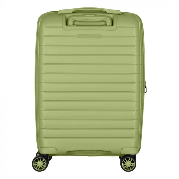 Валіза 2E, Aero, поліпропілен, мала, 35/44 л, TSA, 4 колеса, EXP, оливково-зелений