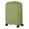 Валіза 2E, Aero, поліпропілен, мала, 35/44 л, TSA, 4 колеса, EXP, оливково-зелений