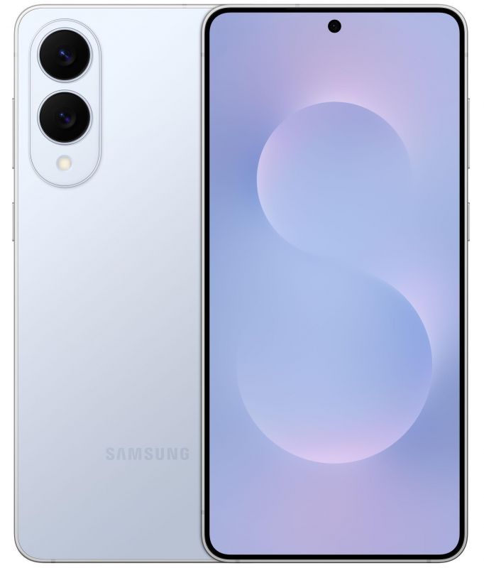 Смартфон Samsung Galaxy S25 Edge 5G (S937) 6.7' 12/512ГБ, 2SIM, 3900мА•год, блакитний крижаний титановий