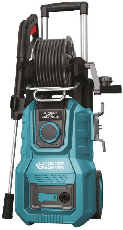 Мийка високого тиску Konner&Sohnen KS 2000Вт 110-160бар 390л/год шланг 8м 16кг