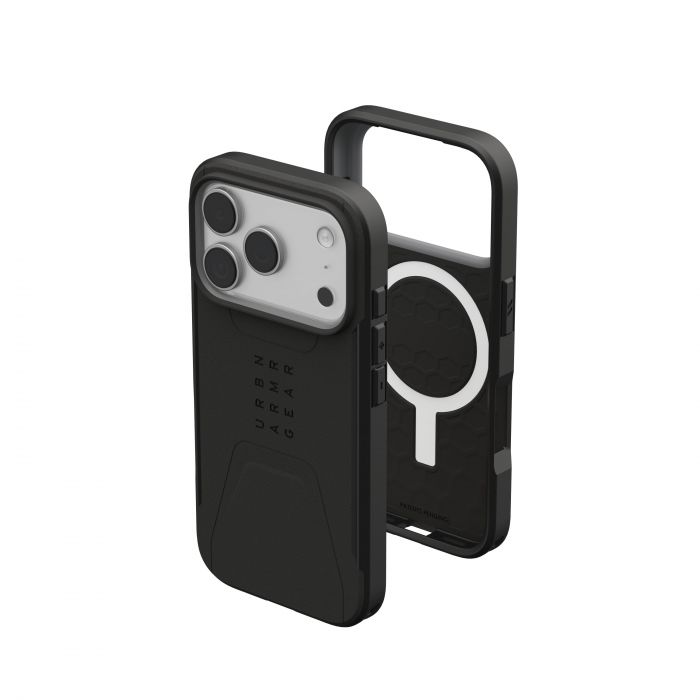 Чохол UAG для iPhone 17 Pro, Civilian MagSafe, Black