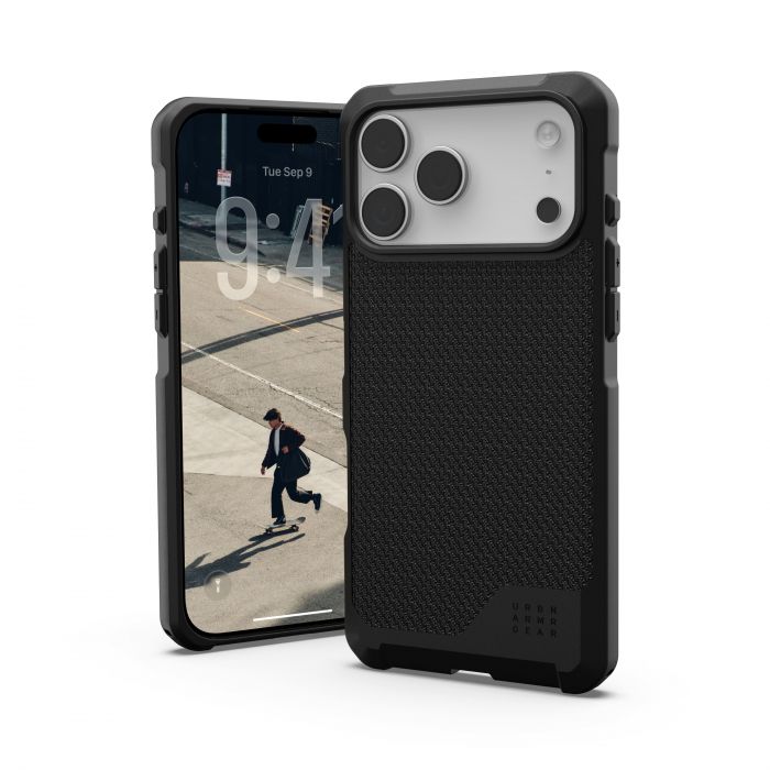 Чохол UAG для iPhone 17 Pro Max, Metropolis LT MagSafe, Kevlar Black