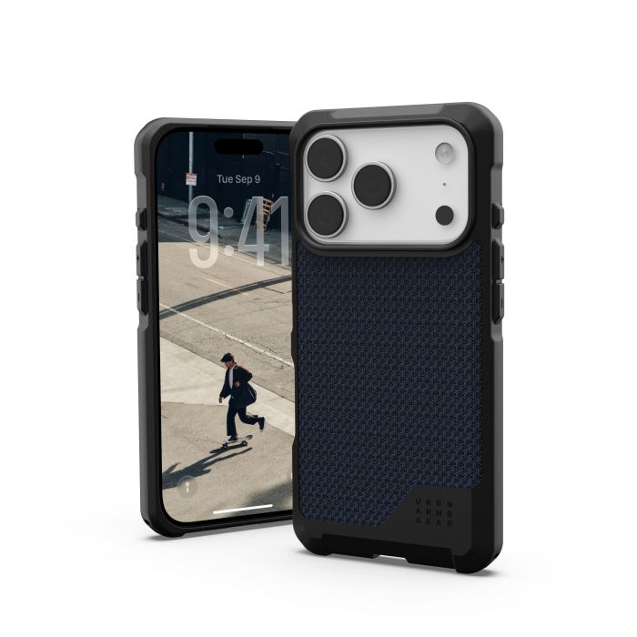 Чохол UAG для iPhone 17 Pro, Metropolis LT MagSafe, Kevlar Mallard