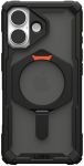 Чохол UAG для iPhone 17, Plasma XTE MagSafe, Black/Pop Orange