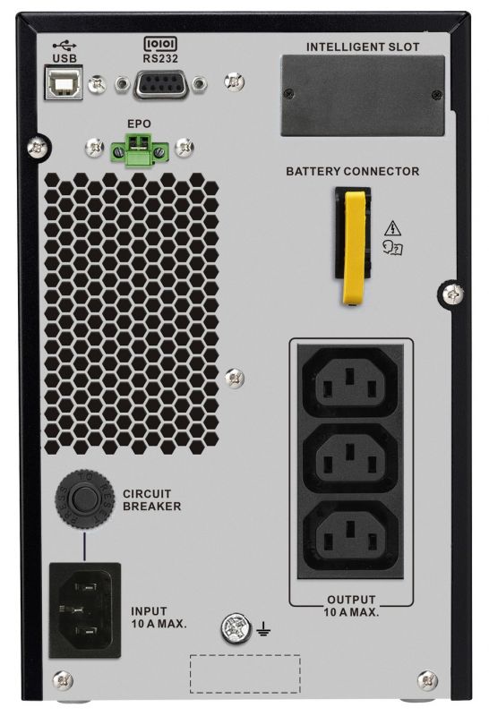 Джерело безперебійного живлення APC Easy UPS SRV 1000VA/900W, LCD, USB, RS232, 3xC13
