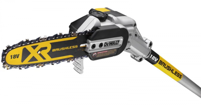 Висоторіз ланцюговий акумуляторний DeWalt 18В шина 20см штанга 180-280см 4.0кг без АКБ та ЗП