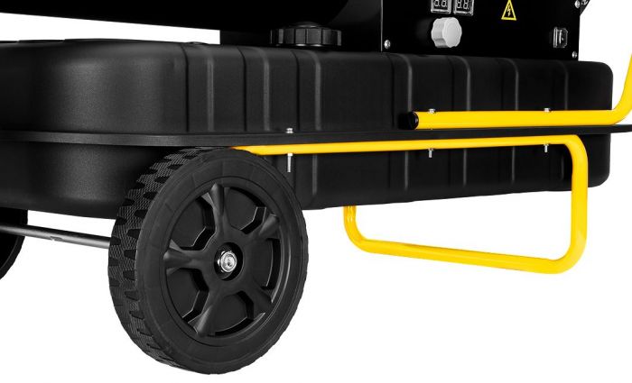 Теплова гармата дизельна Neo Tools, прямого нагріву, 20кВт, 200м2, 600м3/год, колеса, чорний, 21.30кг