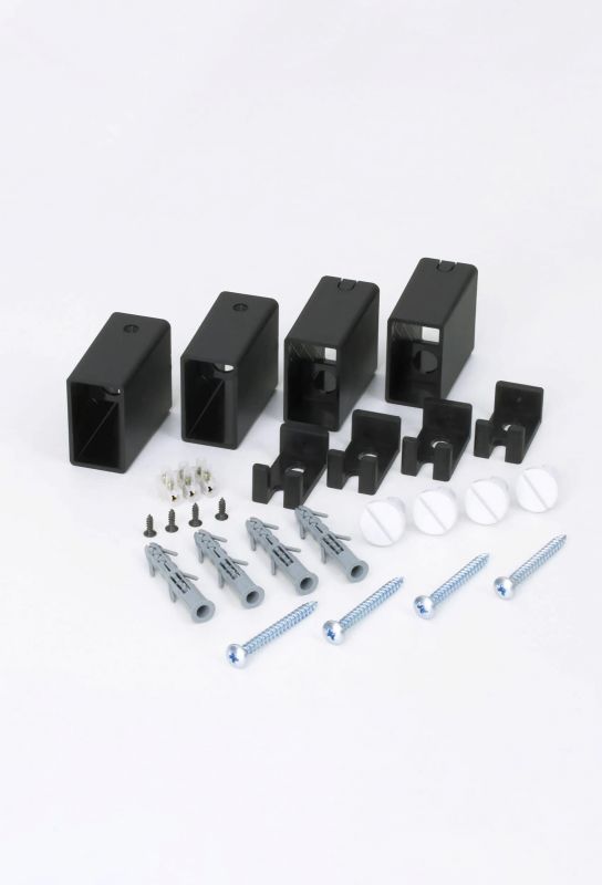 Рушникосушка Hygge Family електрична Leeds, 770х430х80мм, таймер-регулятор, сталь, чорний матовий