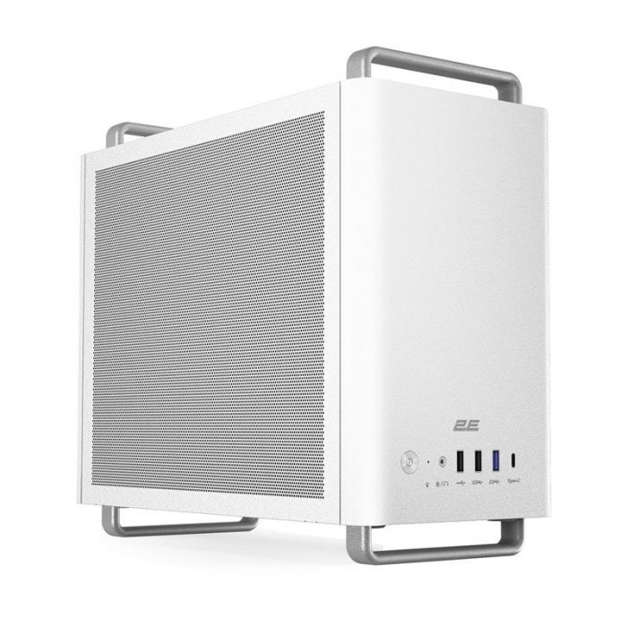 Корпус 2E Credo Mesh V300W-MH без БЖ, 2xUSB3.0, 1х USB 2.0, 1xUSB Type-C, 1x90мм, VGA 310мм, mATX, білий